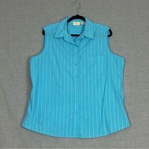 Pensmans Plus Sleeve Shirt Sz 2X Button Up